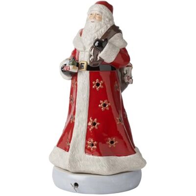 Villeroy & Boch Christmas Toy's Memory Santa bílá, vánoční dekorace, hrací hodiny Vánoce, dekorace do obývacího pokoje, chodby nebo vchodu do domu, dekorační zboží Xmas, tvrdý porcelán Villeroy & Boch Christmas Toy's Memory Santa bílá, vánoční dekorace, hrací hodiny Vánoce, dekorace do obývacího pokoje, chodby nebo vchodu do domu, dekorační zboží Xmas, tvrdý porcelán