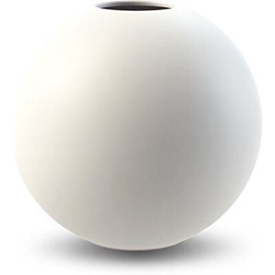 Cooee Design Váza na koule z porcelánu v bílé barvě ručně vyrobená, rozměry: 20cm x 20cm x 19cm, HI-028-03-WH Cooee Design Váza na koule z porcelánu v bílé barvě ručně vyrobená, rozměry: 20cm x 20cm x 19cm, HI-028-03-WH