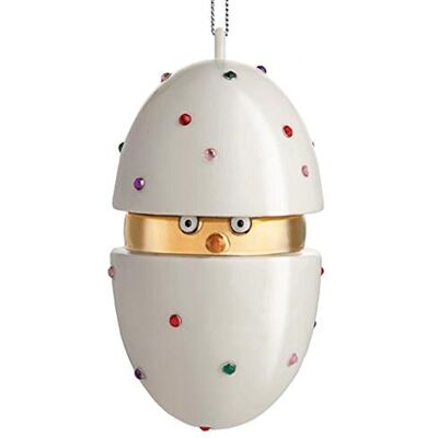Alessi MJ16 1 Piacere, Pulcino il Grande dekorační koule porcelán. Ručně zdobené. Alessi MJ16 1 Piacere, Pulcino il Grande dekorační koule porcelán. Ručně zdobené.