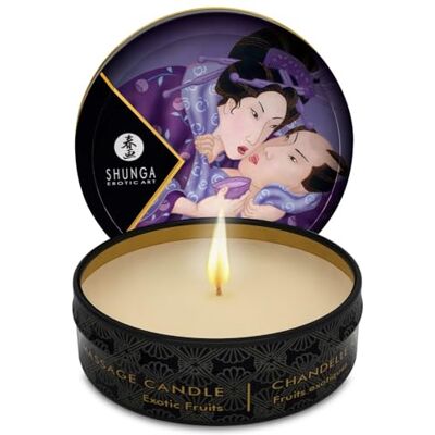 ART SHUNGA Masážní svíčka libido, exotické ovoce, 30 ml ART SHUNGA Masážní svíčka libido, exotické ovoce, 30 ml