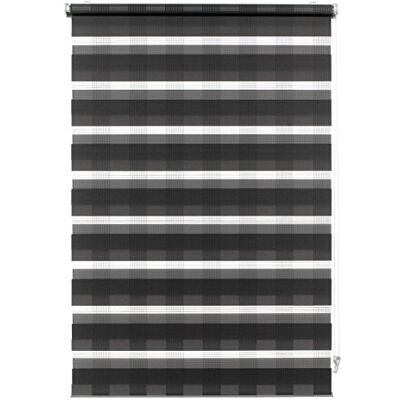 Gardinia 33917 Easyfix dvojitá roleta Karo 100 x 150 cm, antracit Gardinia 33917 Easyfix dvojitá roleta Karo 100 x 150 cm, antracit