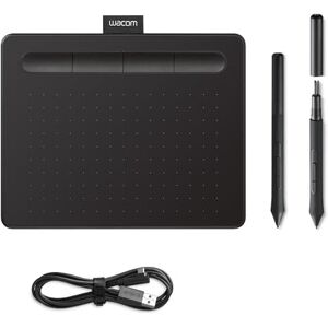 Wacom Malý kreslicí tablet Intuos – tablet pro kreslení a úpravu fotografií s perem citlivým na tlak, černý – ideální pro domácí kancelář a e-učení Wacom Malý kreslicí tablet Intuos – tablet pro kreslení a úpravu fotografií s perem citlivým na tlak, černý – ideální pro domácí kancelář a e-učení
