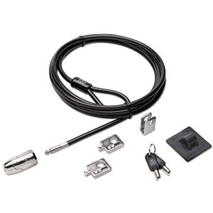 Kensington Uzavírací systém MicroSaver pro stolní a periferní zařízení 2. 0 se systémem klíčů 5 mm, kabel z uhlíkové oceli a vícedílný bezpečnostní systém – délka 2,4 m (K64424WW) Kensington Uzavírací systém MicroSaver pro stolní a periferní zařízení 2. 0 se systémem klíčů 5 mm, kabel z uhlíkové oceli a vícedílný bezpečnostní systém – délka 2,4 m (K64424WW)