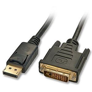 LINDY 41490 1 m DisplayPort na DVI kabel, černý LINDY 41490 1 m DisplayPort na DVI kabel, černý