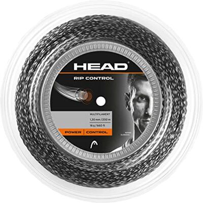 HEAD Tenisové struny Rip Control role, černé, 1,30 mm / 16 g HEAD Tenisové struny Rip Control role, černé, 1,30 mm / 16 g