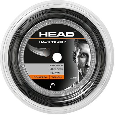 HEAD Tenisové struny Hawk Touch 120M, antracit, 1,25 mm / 17 g HEAD Tenisové struny Hawk Touch 120M, antracit, 1,25 mm / 17 g