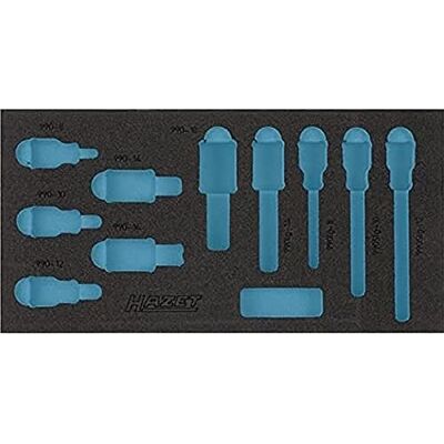 Hazet 2-Komponenten Weichschaumeinlage 163-221L, Länge 342 mm Länge 342 mm, Breite 172 mm, 50 g, 1/3 (342 x 172 mm) / auch für 165-L , L x B: 342 mm x 172 mm Hazet 2-Komponenten Weichschaumeinlage 163-221L, Länge 342 mm Länge 342 mm, Breite 172 mm, 50 g, 1/3 (342 x 172 mm) / auch für 165-L , L x B: 342 mm x 172 mm