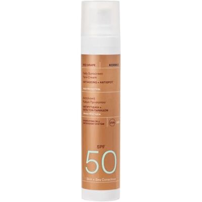 Korres RED GRAPE Opalovací krém na obličej SPF50, veganský, 50 ml Korres RED GRAPE Opalovací krém na obličej SPF50, veganský, 50 ml