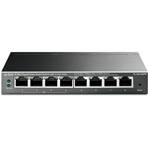 TP-Link TL-SG108PE 8-port GIGABIT Snadný inteligentní spínač s 4 POE + porty (64W, stíněné RJ-45 porty, IEEE-802.3af / at, jednoduchá konfigurace, bezdrátová) černá TP-Link TL-SG108PE 8-port GIGABIT Snadný inteligentní spínač s 4 POE + porty (64W, stíněné RJ-45 porty, IEEE-802.3af / at, jednoduchá konfigurace, bezdrátová) černá