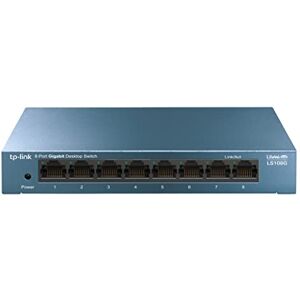 TP-Link TL-LS108G LAN Switch 8 Port síťový přepínač (Plug-and-Play Gigabit Switch LAN Splitter, Ethernet hub bez ventilátoru, robustní kovový kryt) TP-Link TL-LS108G LAN Switch 8 Port síťový přepínač (Plug-and-Play Gigabit Switch LAN Splitter, Ethernet hub bez ventilátoru, robustní kovový kryt)