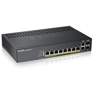 Zyxel Síť PoE Switch 8 portů Smart Managed Gigabit LAN Splitter 8X GbE PoE+ s 130W rozpočtem + 2X SFP Combo design bez ventilátoru Hybrid Cloud Modus montáž na desktop nebo stěnu GS1920 Zyxel Síť PoE Switch 8 portů Smart Managed Gigabit LAN Splitter 8X GbE PoE+ s 130W rozpočtem + 2X SFP Combo design bez ventilátoru Hybrid Cloud Modus montáž na desktop nebo stěnu GS1920