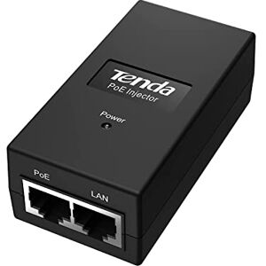 Tenda PoE15F PoE Injector 48 V, PoE injektor 15W pasivní PoE adaptér (kompatibilní se zařízeními kompatibilními s IEEE 802.3af a 48V PoE zařízeními, dosah 100 m, Plug and Play, 10/100 Mbit/s) černý Tenda PoE15F PoE Injector 48 V, PoE injektor 15W pasivní PoE adaptér (kompatibilní se zařízeními kompatibilními s IEEE 802.3af a 48V PoE zařízeními, dosah 100 m, Plug and Play, 10/100 Mbit/s) černý