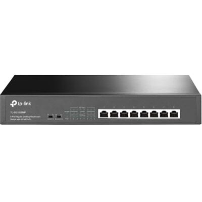 TP-Link TL-SG1008MP 8-Port gigabitový desktop/rackmount Switch s 8 porty PoE+ (153 W, stíněné RJ-45 Ports, IEEE-802.3af/at, Plug-and-Play instalace, bez ventilátoru) černý, v2.0 TP-Link TL-SG1008MP 8-Port gigabitový desktop/rackmount Switch s 8 porty PoE+ (153 W, stíněné RJ-45 Ports, IEEE-802.3af/at, Plug-and-Play instalace, bez ventilátoru) černý, v2.0