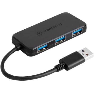 Transcend USB 3. 0 4 porty hub TS-HUB2K Typ A, 5 Gbit/s pro myš, klávesnici, USB flash disk, tiskárnu; kompatibilní s notebookem, stolním počítačem, Xboxem Transcend USB 3. 0 4 porty hub TS-HUB2K Typ A, 5 Gbit/s pro myš, klávesnici, USB flash disk, tiskárnu; kompatibilní s notebookem, stolním počítačem, Xboxem