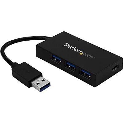 StarTech.com 4 porty USB 3.0 hub – USB-A na 3x USB-A a 1x USB-C – cestovní USB hub – mobilní USB-C hub StarTech.com 4 porty USB 3.0 hub – USB-A na 3x USB-A a 1x USB-C – cestovní USB hub – mobilní USB-C hub
