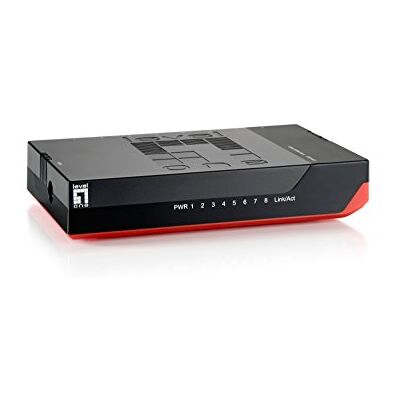 LevelOne GSW-0807 8portový gigabitový ethernetový přepínač 1000Mb/s, plný duplex, 10/100 Mb/s, plný/polodulex LevelOne GSW-0807 8portový gigabitový ethernetový přepínač 1000Mb/s, plný duplex, 10/100 Mb/s, plný/polodulex