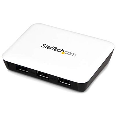 StarTech.com 3 porty USB 3.0 hub s gigabitovým Ethernetem Powered USB3 s Ethernetem StarTech.com 3 porty USB 3.0 hub s gigabitovým Ethernetem Powered USB3 s Ethernetem