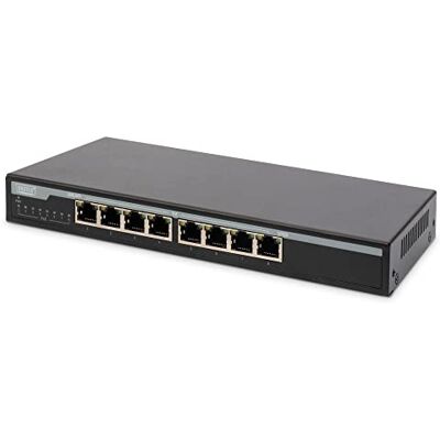 Digitus Professional Switch 8 x 10/100/1000 PoE Desktop 131 W Digitus Professional Switch 8 x 10/100/1000 PoE Desktop 131 W