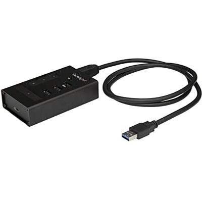 StarTech.com 4 porty USB hub kov USB-A na 3x USB-A a 1x USB-C USB 3.0 5GBit/s průmyslový USB rozbočovač USB hub s typem C StarTech.com 4 porty USB hub kov USB-A na 3x USB-A a 1x USB-C USB 3.0 5GBit/s průmyslový USB rozbočovač USB hub s typem C