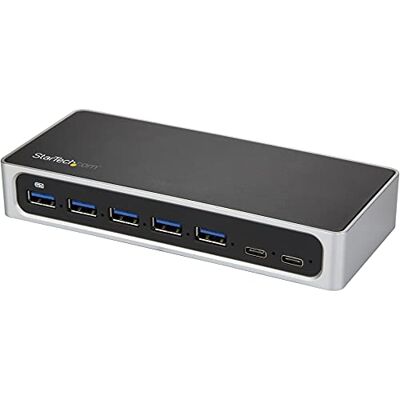 StarTech.com 7 Port USB-C Hub USB C auf 5x USB-A und 2x USB Type-C USB 3.0 5GBit/s 7 Port USB Hub Powered USB Hub USB Typ C auf USB (HB30C5A2CSC) StarTech.com 7 Port USB-C Hub USB C auf 5x USB-A und 2x USB Type-C USB 3.0 5GBit/s 7 Port USB Hub Powered USB Hub USB Typ C auf USB (HB30C5A2CSC)