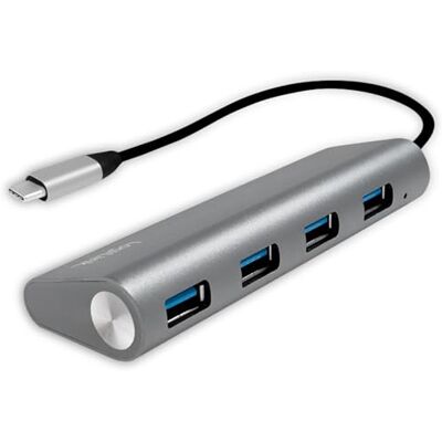 LogiLink UA0309 USB 3. 1 rozbočovač pro PC/notebook, 4 porty hliníkové pouzdro stříbrné LogiLink UA0309 USB 3. 1 rozbočovač pro PC/notebook, 4 porty hliníkové pouzdro stříbrné
