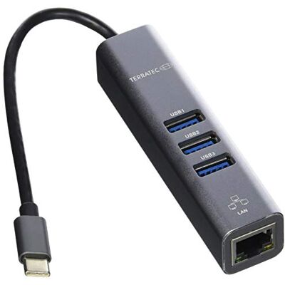 TerraTec 251735 Connect C2 C (USB 3. 2 Gen 2) Multiport hub šedý TerraTec 251735 Connect C2 C (USB 3. 2 Gen 2) Multiport hub šedý