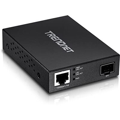 TRENDnet TFC-PGSFP mediální konvertor SFP PoE Powered TRENDnet TFC-PGSFP mediální konvertor SFP PoE Powered