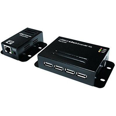 LogiLink UA0252 USB 2.0 Cat.5 Extender bis 50m mit 1 Port, PoE schwarz LogiLink UA0252 USB 2.0 Cat.5 Extender bis 50m mit 1 Port, PoE schwarz