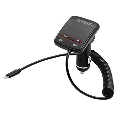 Technaxx FMT700 FM vysílač s funkcí nabíjení/přehrávání hudby, nabíječka pro iPhone, 4546 Technaxx FMT700 FM vysílač s funkcí nabíjení/přehrávání hudby, nabíječka pro iPhone, 4546