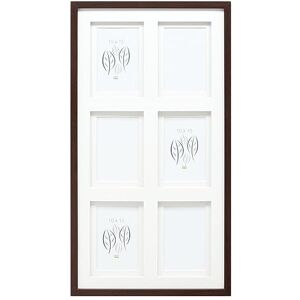 Deknudt Frames Galerijní rám v hnědé barvě s dvojitou paspartou na 6 obrázků 10 x 15 cm Deknudt Frames Galerijní rám v hnědé barvě s dvojitou paspartou na 6 obrázků 10 x 15 cm