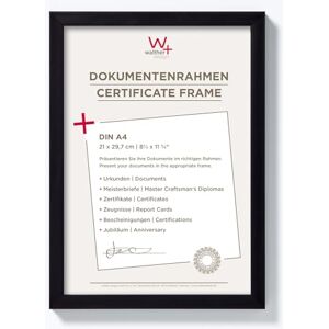 walther design Rám obrazu černý 21 x 29,7 cm (DIN A4) konstrukční designový rám JK130B walther design Rám obrazu černý 21 x 29,7 cm (DIN A4) konstrukční designový rám JK130B