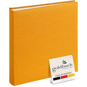 Goldbuch 24705 fotoalbum, letní čas, 25 x 25 cm, fotokniha s 60 bílými stranami a oddělovacími listy z pergamenu, fotoalbum ze lnu, upomínkové album, žlutá Goldbuch 24705 fotoalbum, letní čas, 25 x 25 cm, fotokniha s 60 bílými stranami a oddělovacími listy z pergamenu, fotoalbum ze lnu, upomínkové album, žlutá