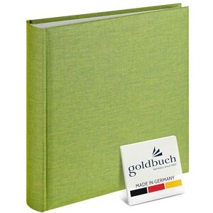 Goldbuch 31805 Fotoalbum Summertime Trend, 30 x 31 cm, fotokniha se 100 bílými stránkami s pergamenovými oddělovacími listy, album pro nalepení fotografií, vazba z lnu, upomínkové album, světle zelená Goldbuch 31805 Fotoalbum Summertime Trend, 30 x 31 cm, fotokniha se 100 bílými stránkami s pergamenovými oddělovacími listy, album pro nalepení fotografií, vazba z lnu, upomínkové album, světle zelená
