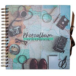 Grupo Erik Scrapbook album Vintage Travel Fotoalbum k nalepení 26 x 26 cm 40 stran fotoalbum pro vlastní tvorbu bílé strany fotoalbum Grupo Erik Scrapbook album Vintage Travel Fotoalbum k nalepení 26 x 26 cm 40 stran fotoalbum pro vlastní tvorbu bílé strany fotoalbum