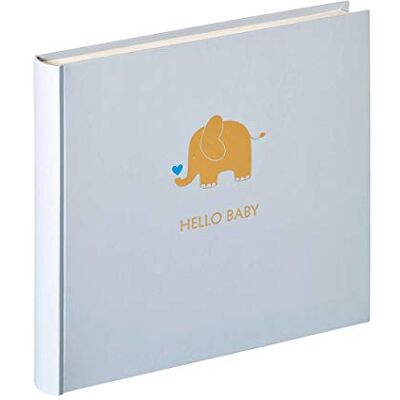 walther design Fotoalbum modré 28 x 25 cm dětské album s ražbou, Baby Animal UK-148-L walther design Fotoalbum modré 28 x 25 cm dětské album s ražbou, Baby Animal UK-148-L