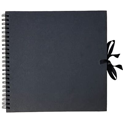 Artemio Scrapbooking-Album, 30 x 30 cm, Spiralbindung, Schwarz Artemio Scrapbooking-Album, 30 x 30 cm, Spiralbindung, Schwarz