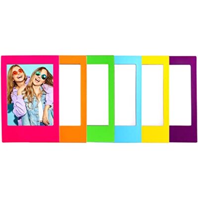 MUSTARD Regenbogen Magnetische Bilderrahmen, Magnetische Fotorahmen, Niedliche Mini Rahmen, Magnetische Foto Kühlschrankmagnete Regenbogenfarben 6er Set MUSTARD Regenbogen Magnetische Bilderrahmen, Magnetische Fotorahmen, Niedliche Mini Rahmen, Magnetische Foto Kühlschrankmagnete Regenbogenfarben 6er Set