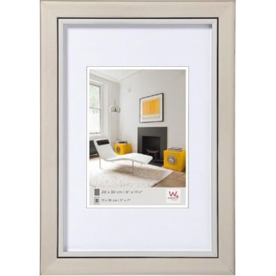 walther design ový rám na obrázky ocel 13 x 18 cm se stříbrnou vnitřní hranou Metro designový rám LO318D walther design ový rám na obrázky ocel 13 x 18 cm se stříbrnou vnitřní hranou Metro designový rám LO318D