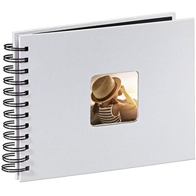 Hama fotoalbum spirálové (50 černých stran, 25 listů, velikost 24 x 17 cm, s výřezem pro vložení fotografie) Hama fotoalbum spirálové (50 černých stran, 25 listů, velikost 24 x 17 cm, s výřezem pro vložení fotografie)
