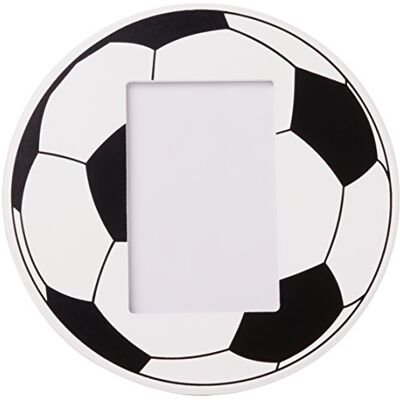 Zep Fußball Vertikal, Holz, schwarz/weiß, 24,5 x 24,5 x 2 cm Zep Fußball Vertikal, Holz, schwarz/weiß, 24,5 x 24,5 x 2 cm