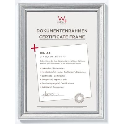 walther design JA130S Picture Frame Lounge, 21 x 29,7 cm, stříbrná walther design JA130S Picture Frame Lounge, 21 x 29,7 cm, stříbrná