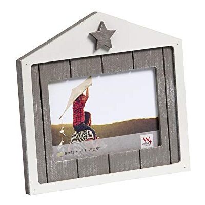 walther design Rám obrazu 9 x 13 cm dekorativní dřevěný rám ve tvaru domu Dreams Portrétní rám RK913W walther design Rám obrazu 9 x 13 cm dekorativní dřevěný rám ve tvaru domu Dreams Portrétní rám RK913W