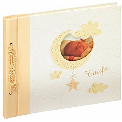 walther design Fotoalbum krémové ke křtinám s vyražením a vyražením, Baby Bambini MT-114 walther design Fotoalbum krémové ke křtinám s vyražením a vyražením, Baby Bambini MT-114