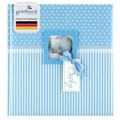 Goldbuch Baby album s okénkem, modrá, 30x31 cm Goldbuch Baby album s okénkem, modrá, 30x31 cm