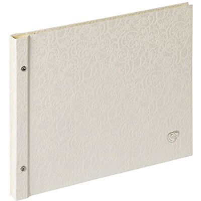 walther design ové fotoalbum bílé 38 x 31 cm knižní šroubovací album s vyraženým Sinfonia Flat Books SBL-213-W walther design ové fotoalbum bílé 38 x 31 cm knižní šroubovací album s vyraženým Sinfonia Flat Books SBL-213-W