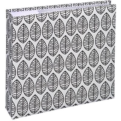 Hama Fotoalbum LA Fleur (velké album se 100 bílými stranami, na 400 fotek formátu 10 × 15, listový vzor, rozměr 30 × 30 cm), XXL fotokniha, černá Hama Fotoalbum LA Fleur (velké album se 100 bílými stranami, na 400 fotek formátu 10 × 15, listový vzor, rozměr 30 × 30 cm), XXL fotokniha, černá