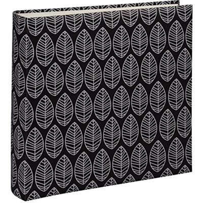 Hama Fotoalbum LA Fleur (velké album se 100 bílými stranami, na 400 fotek formátu 10 × 15, listový vzor, rozměr 30 × 30 cm), XXL fotokniha, černá, 30x30 Hama Fotoalbum LA Fleur (velké album se 100 bílými stranami, na 400 fotek formátu 10 × 15, listový vzor, rozměr 30 × 30 cm), XXL fotokniha, černá, 30x30