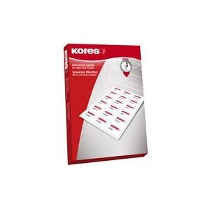 Kores Univerzální samolepicí obdélníkové etikety, 500 listů ve formátu bílé s etiketami 105 x 70 mm Kores Univerzální samolepicí obdélníkové etikety, 500 listů ve formátu bílé s etiketami 105 x 70 mm