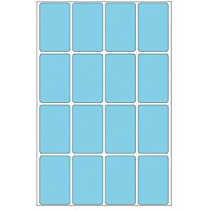 Herma 2453 víceúčelové etikety, 512 kusů, 25 x 40 mm, 16 na arch, samolepicí, štítky pro domácnost k popisování, matné, prázdné papírové lepicí etikety samolepky, modré Herma 2453 víceúčelové etikety, 512 kusů, 25 x 40 mm, 16 na arch, samolepicí, štítky pro domácnost k popisování, matné, prázdné papírové lepicí etikety samolepky, modré