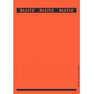 Leitz Samolepicí štítky na zadní straně pro standardní a tvrdé lepenky, 75 kusů, dlouhé a široké formy, 62 x 285 mm, papír, červená, 16870025 Leitz Samolepicí štítky na zadní straně pro standardní a tvrdé lepenky, 75 kusů, dlouhé a široké formy, 62 x 285 mm, papír, červená, 16870025